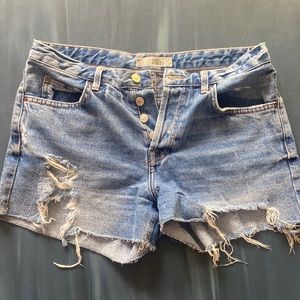 Top shop jean shorts
